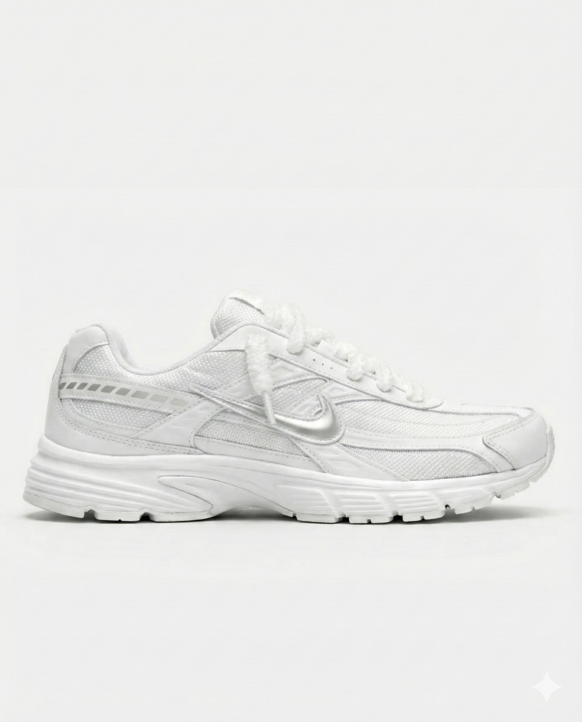Nike Initiator Running Triple White CUSTOM
